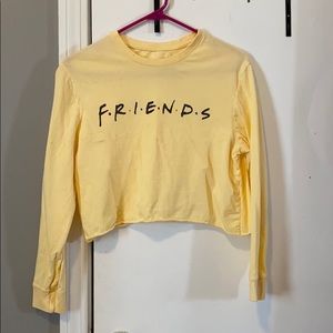 F.R.I.E.N.D.S Crop Long Sleeve Shirt